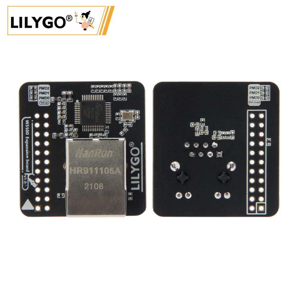 Ethernet W5500 - LILYGO® T-Relay-W5500 Ethernet Shield Used For