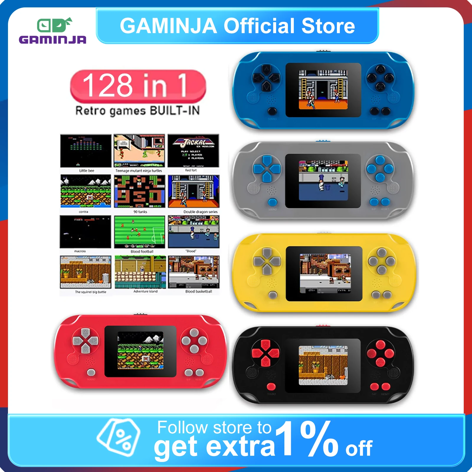 GAMINJA GC31 Classic Retro Gam - Tft Display 2.4 评论和价格
