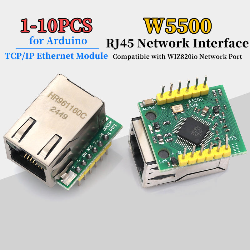 1/5/10Pcs W5500 Module TCP/IP  - Ethernet W5500 评论和价格