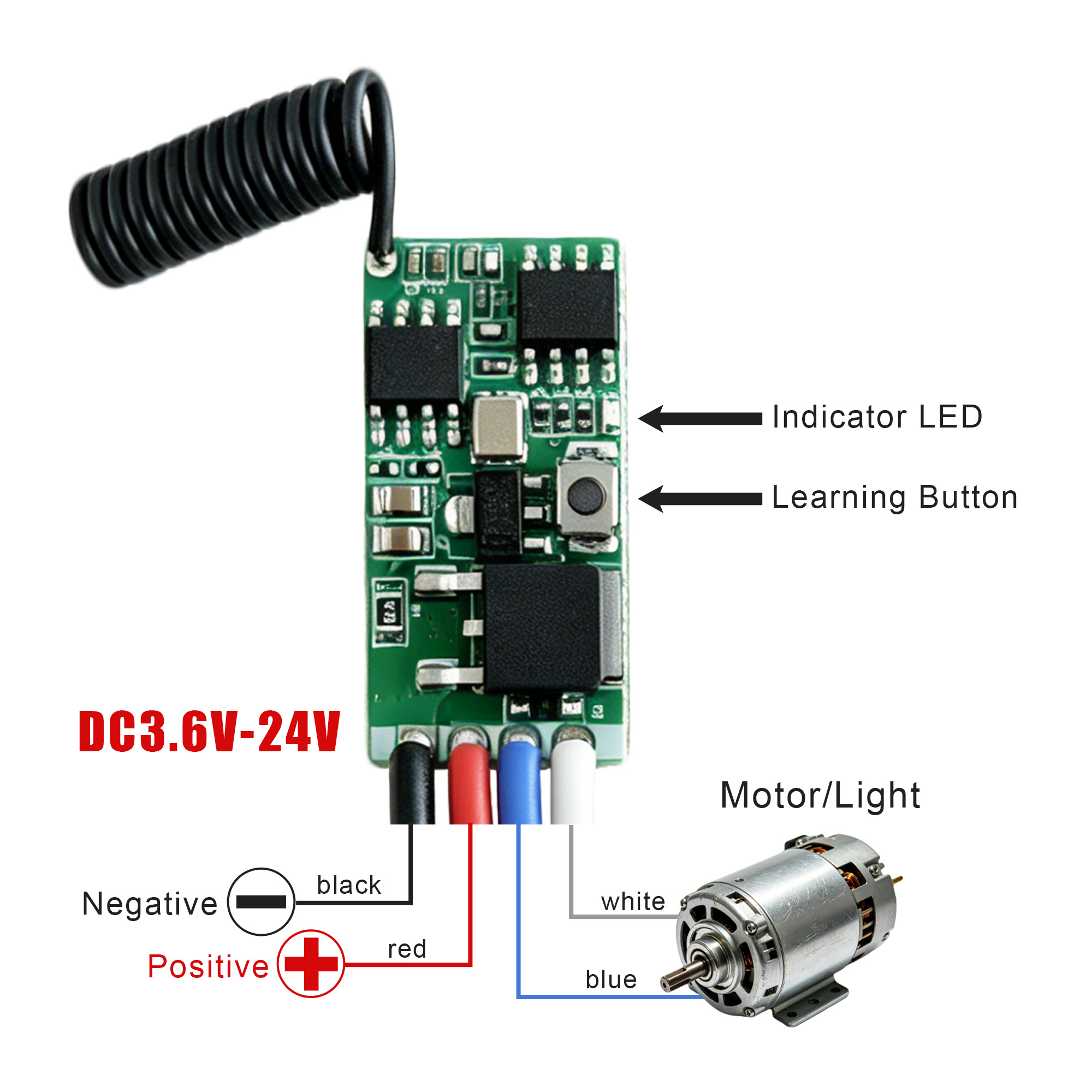 DC 3.7V-24V 433MHz Mini Wirele - Joystick Module 评论和价格