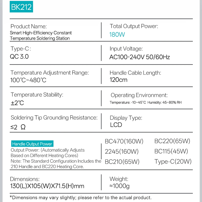 Bakon BK212 Smart Soldering St - Soldering Iron Temperature Probe 评论和价格