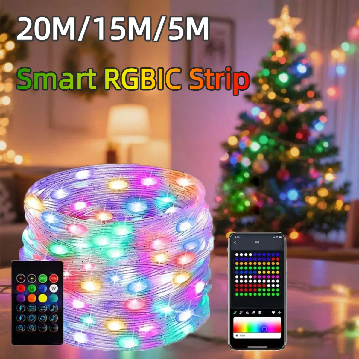 20M/10M/5M Smart USB 5V LED St - Ws2812B Strip 5V 评论和价格