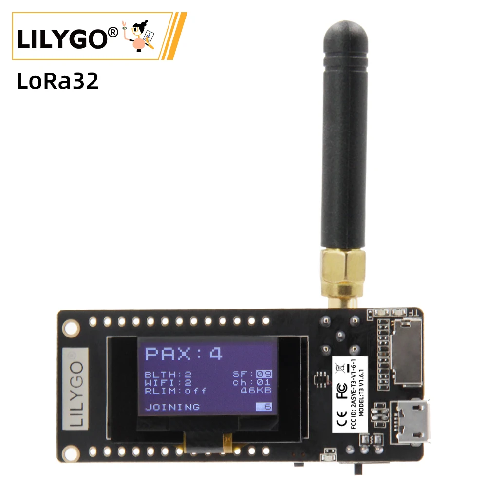 LILYGO® TTGO LoRa32 V2.1_1.6 V - Oled Display 0.96 评论和价格