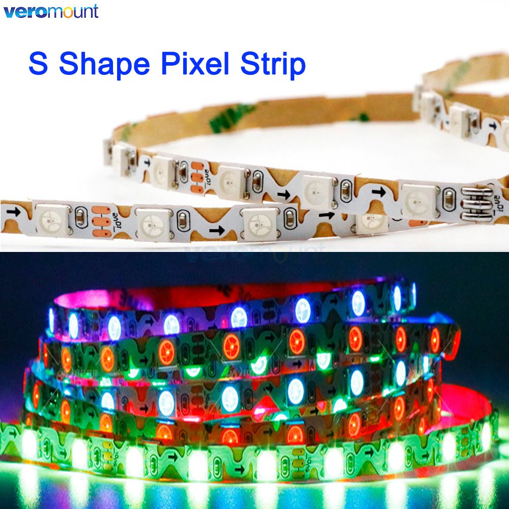 6mm Narrow With PCB S Shape Fl - Ws2812B Strip 5V 评论和价格