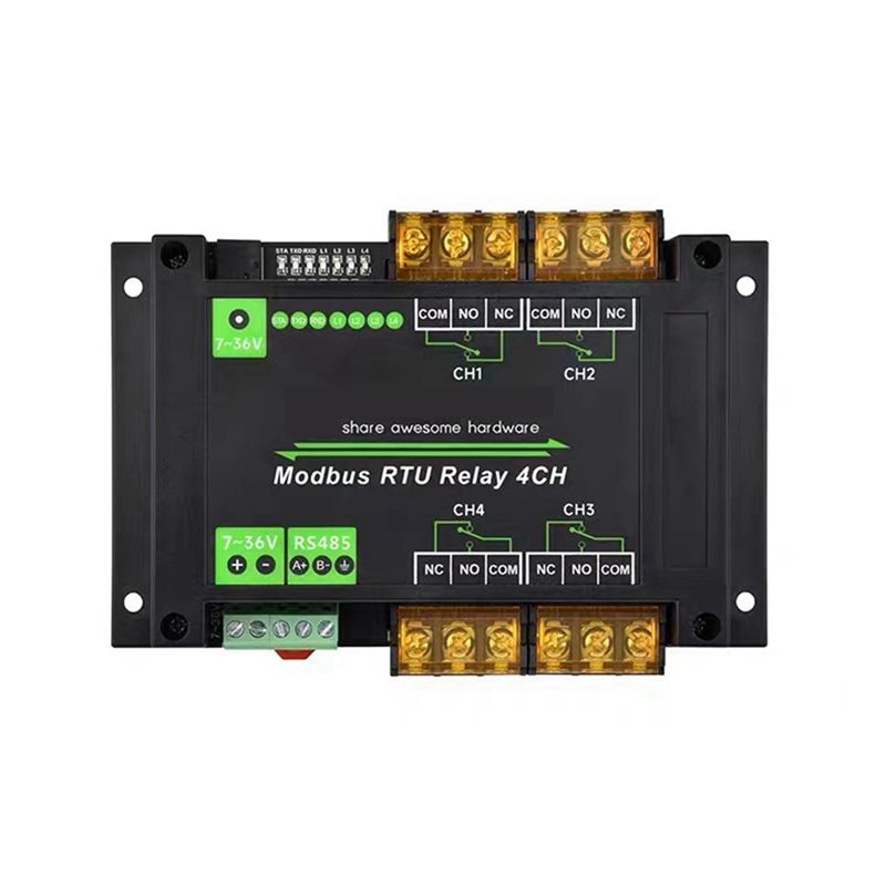 A74E-DIN-Rail 4 Channel Relay  - Relay Module 4 Channel 评论和价格