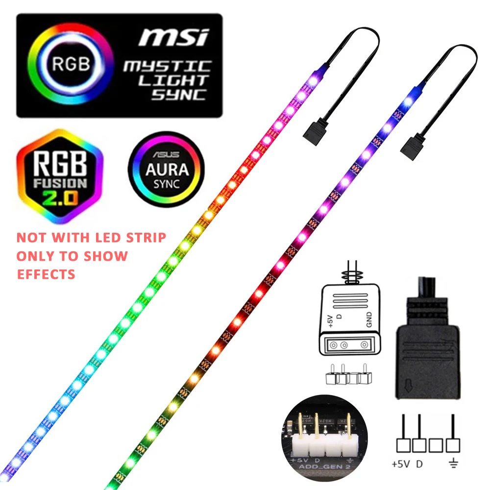 SATA Molex RGB Controller 5V 3 - Ws2812B Strip 5V 评论和价格