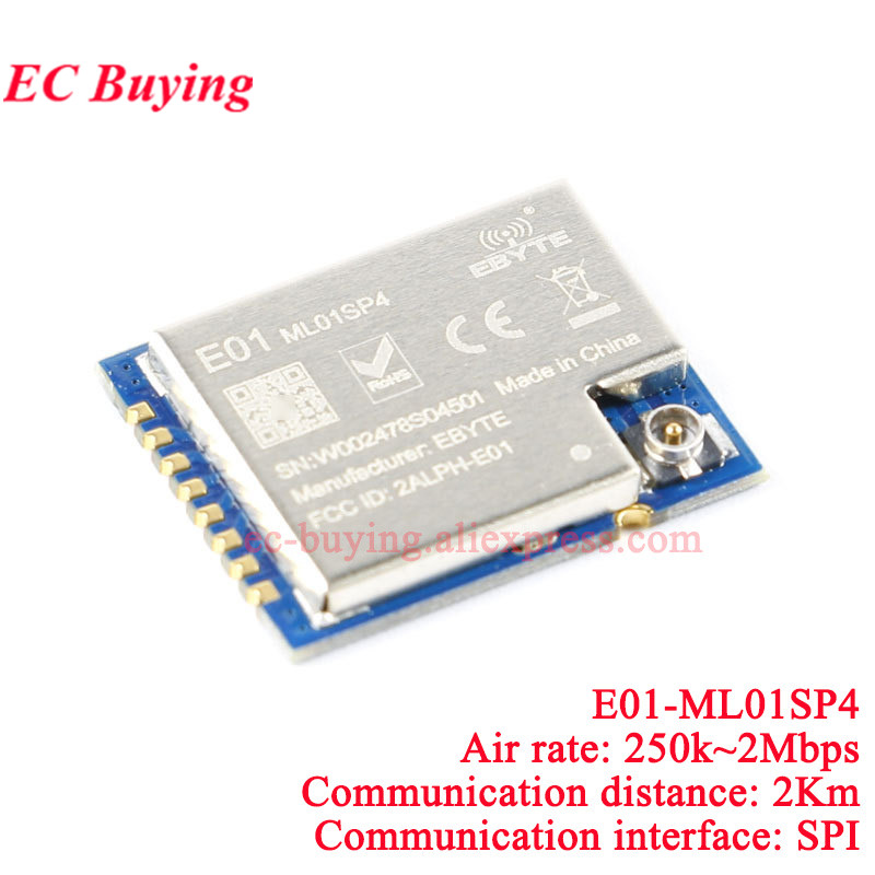 10Pcs/1pc E01-2G4M27SX ML01SP4 - Nrf24L01 评论和价格