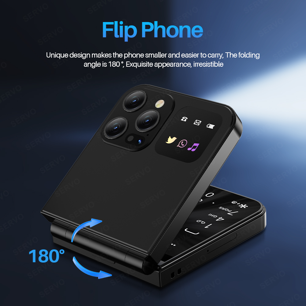 SERVO A50 PRO Flip Mobile Phon - Tft Display 2.4 评论和价格