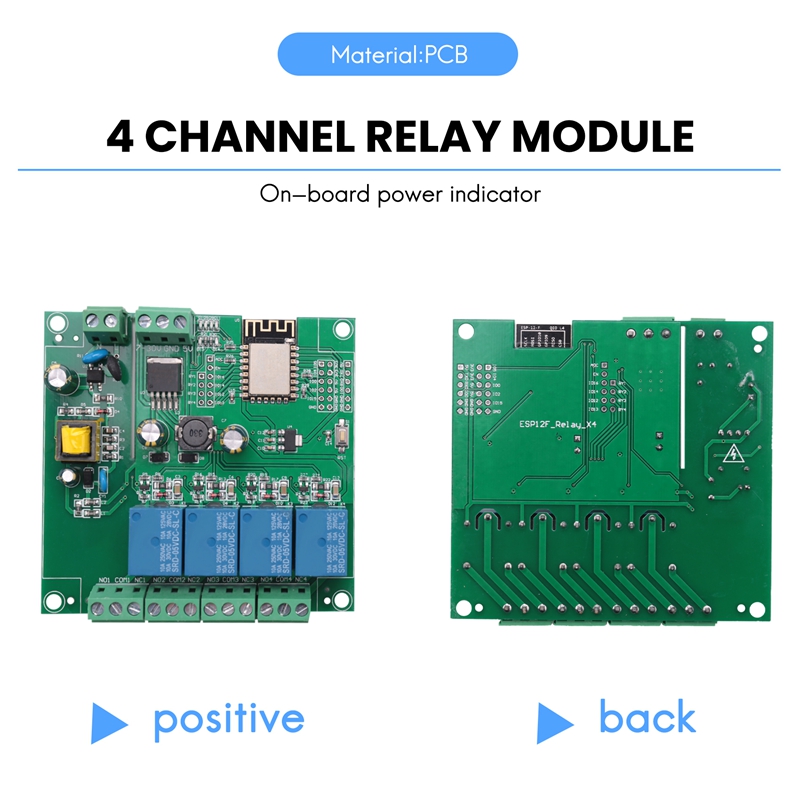 ESP8266 Wireless WIFI 4 Channe - Relay Module 4 Channel 评论和价格