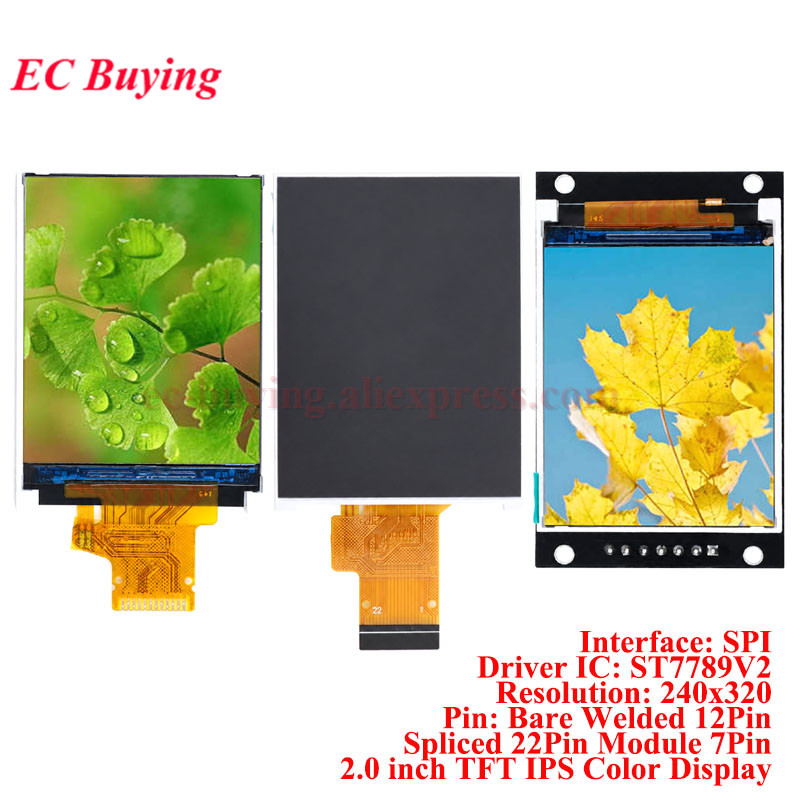 2.0 inch TFT IPS Color LCD Dis - Tft Display 2.4 评论和价格