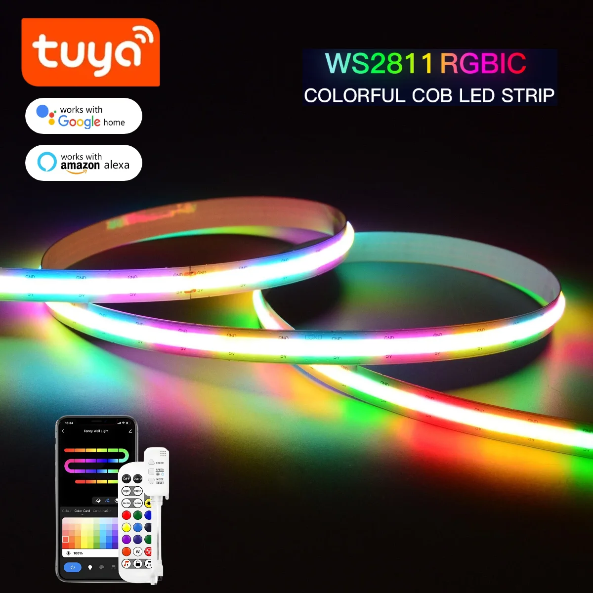 Smart TUYA WS2811 RGB IC Dream - Ws2812B Strip 5V 评论和价格