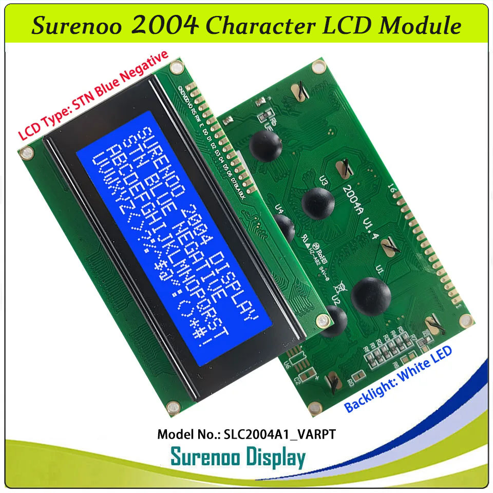 Surenoo 204 20X4 2004 Characte - Lcd 1602 评论和价格