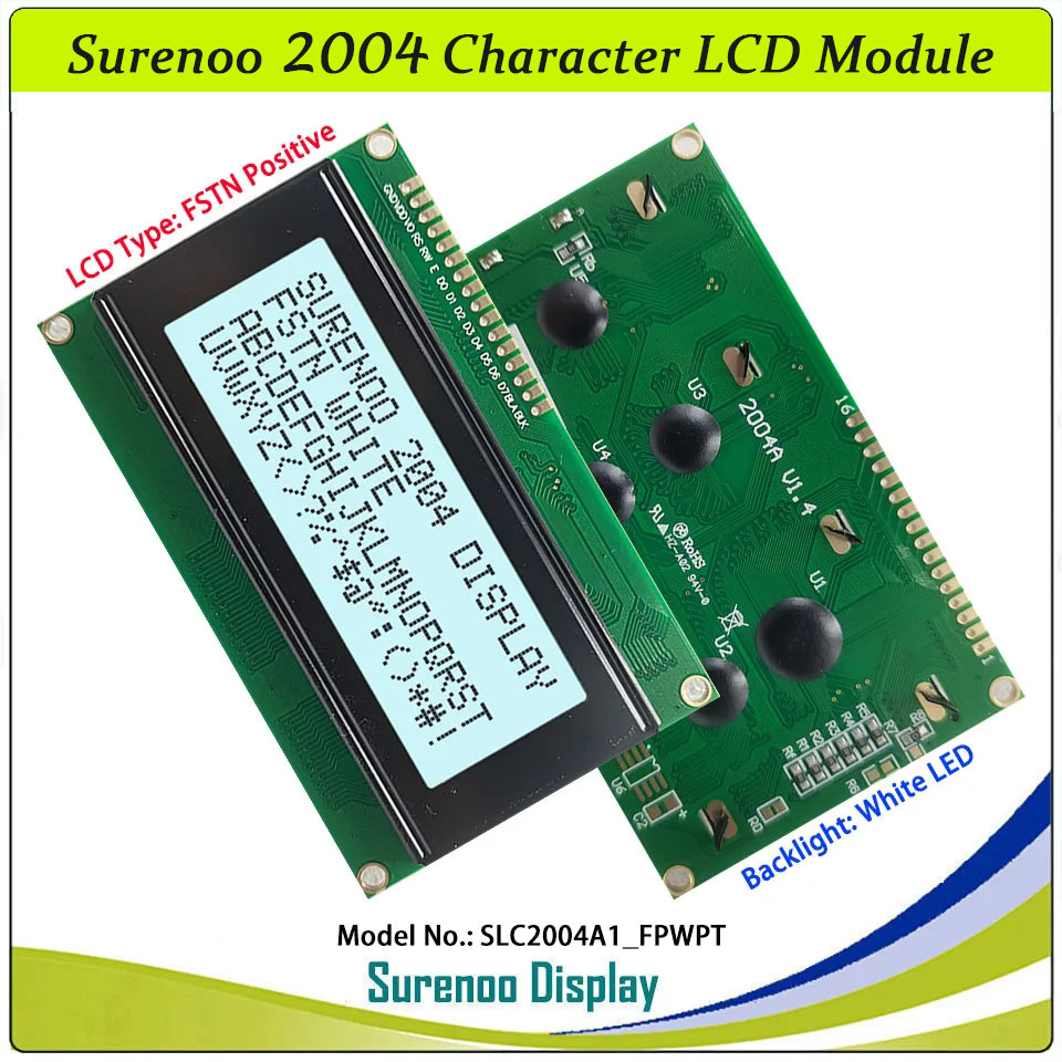 Surenoo 204 20X4 2004 Characte - Lcd 1602 评论和价格